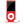iPod Red Icon 24x24 png